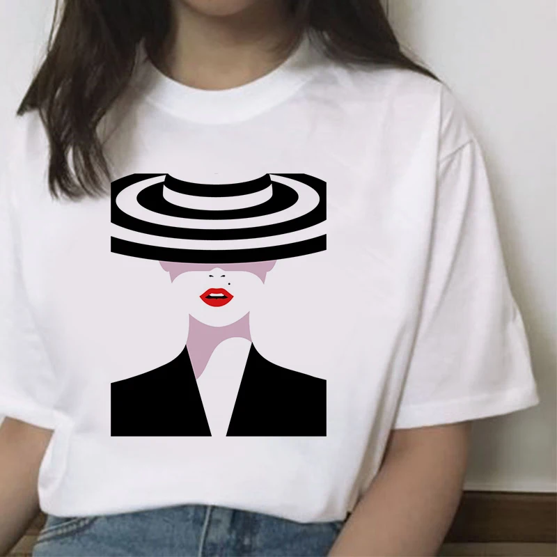 

Ladies Summer T-shirt Social Distance Funny T-shirt Ladies Top Harajuku Graphic T-shirt Camiseta Mujer Cool T-shirt Femme Tee