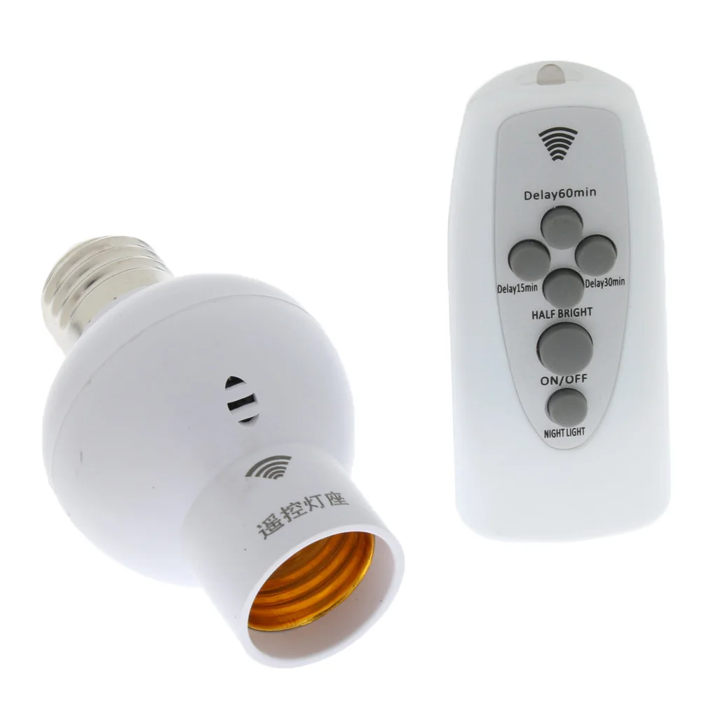 

Digit Remote Control Bulb Socket E27 Wireless Bulb Holder Switch