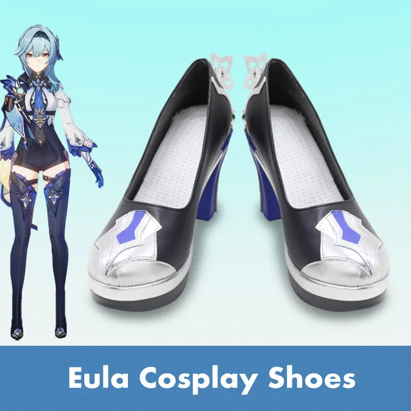 

Обувь для косплея Eula, обувь для косплея Genshin Impact