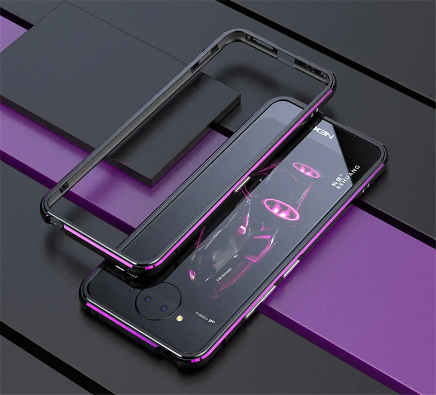 ДЛЯ Vivo NEX двойной дисплей металлический каркас двойной цвет алюминиевый бампер Защитная крышка для Vivo NEX 2 Nex2 чехол