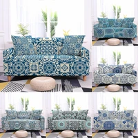 vintage flower pattern stretch sofa cover bohemian style sofa slipcovers for living room single loveseat couch cover sofa towel