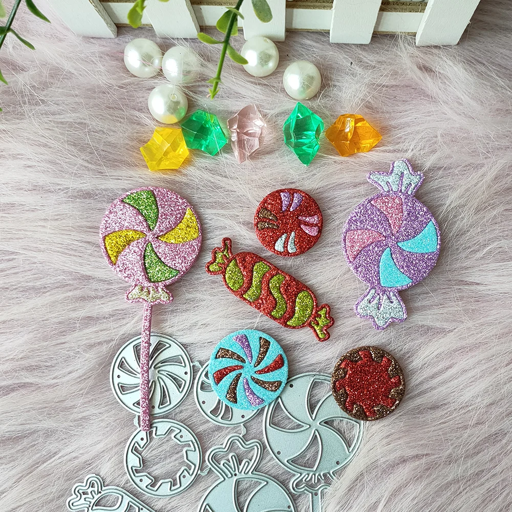 

New Lollipop metal cutting die mould scrapbook decoration embossed photo album decoration card making DIY handicrafts