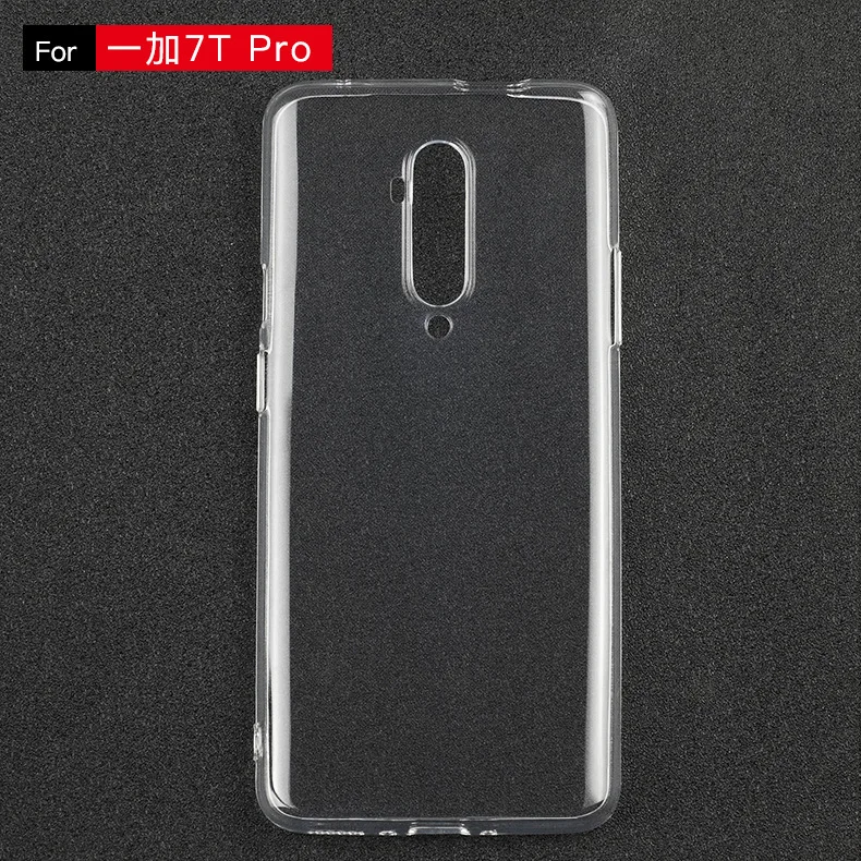 Для Oneplus 7t чехол силиконовый прозрачный ТПУ прозрачный мягкий чехол для Oneplus 7t pro one plus 7t