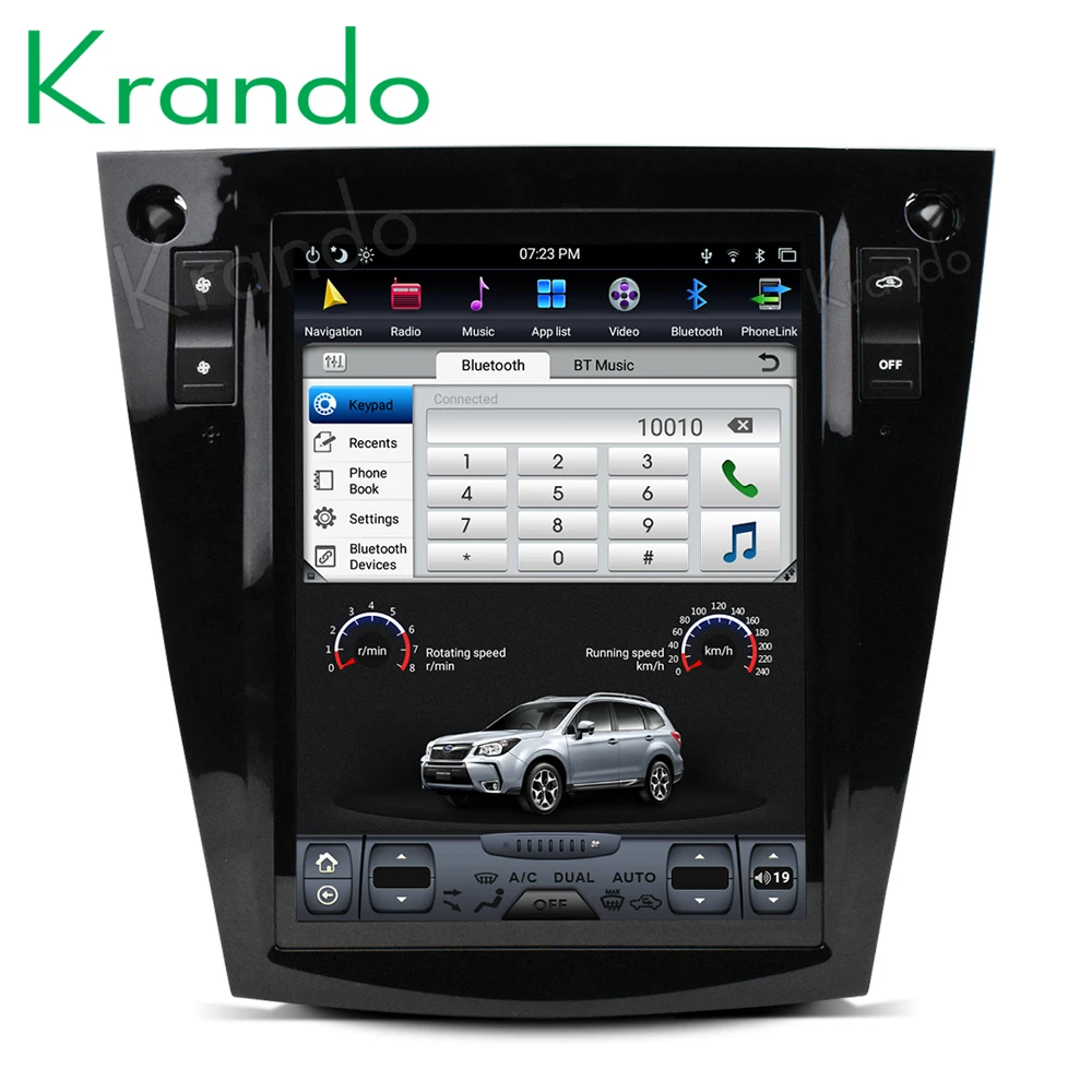 Krando Android 9 0 4G RAM 10 4 &quotTesla вертикальный экран автомобильный аудио плеер GPS для Subaru