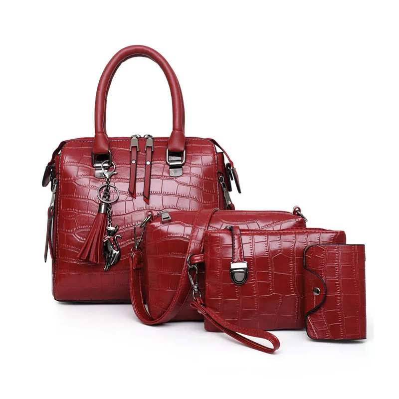 

2021 New Arrivals PU Leather Handbag Causal Women's Tote Handbag Japanese Style Black Solid Color High Quality Fashion lady Bag