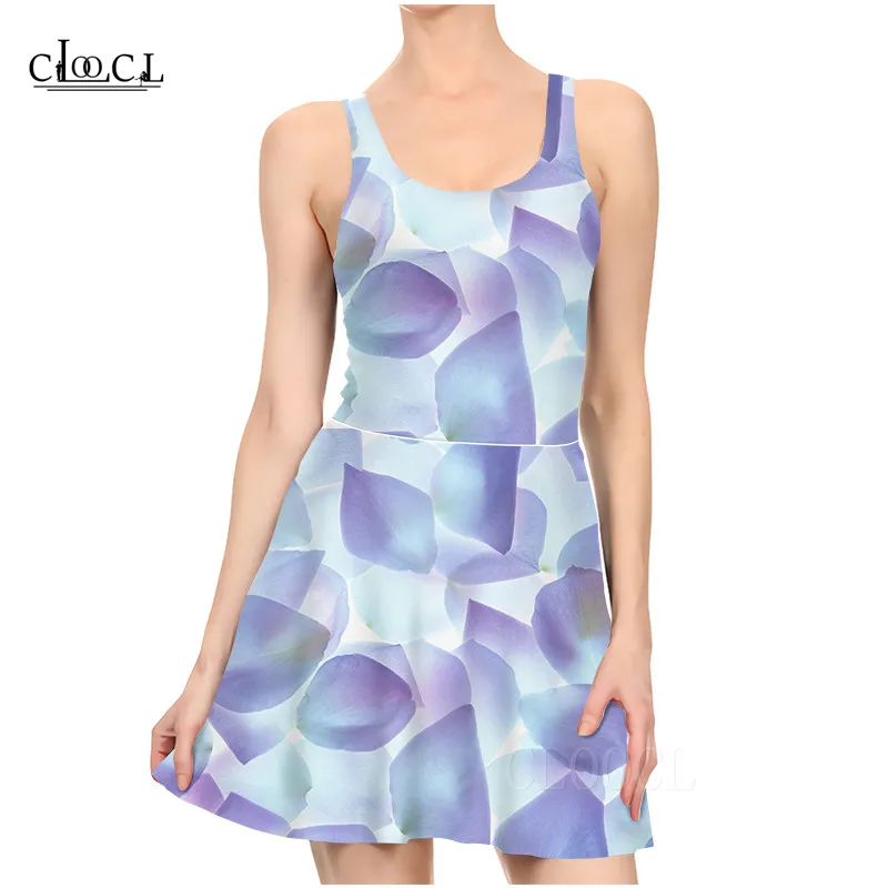 Новые сексуальные женские платья с лепестками цветов плиссированное платье 3D