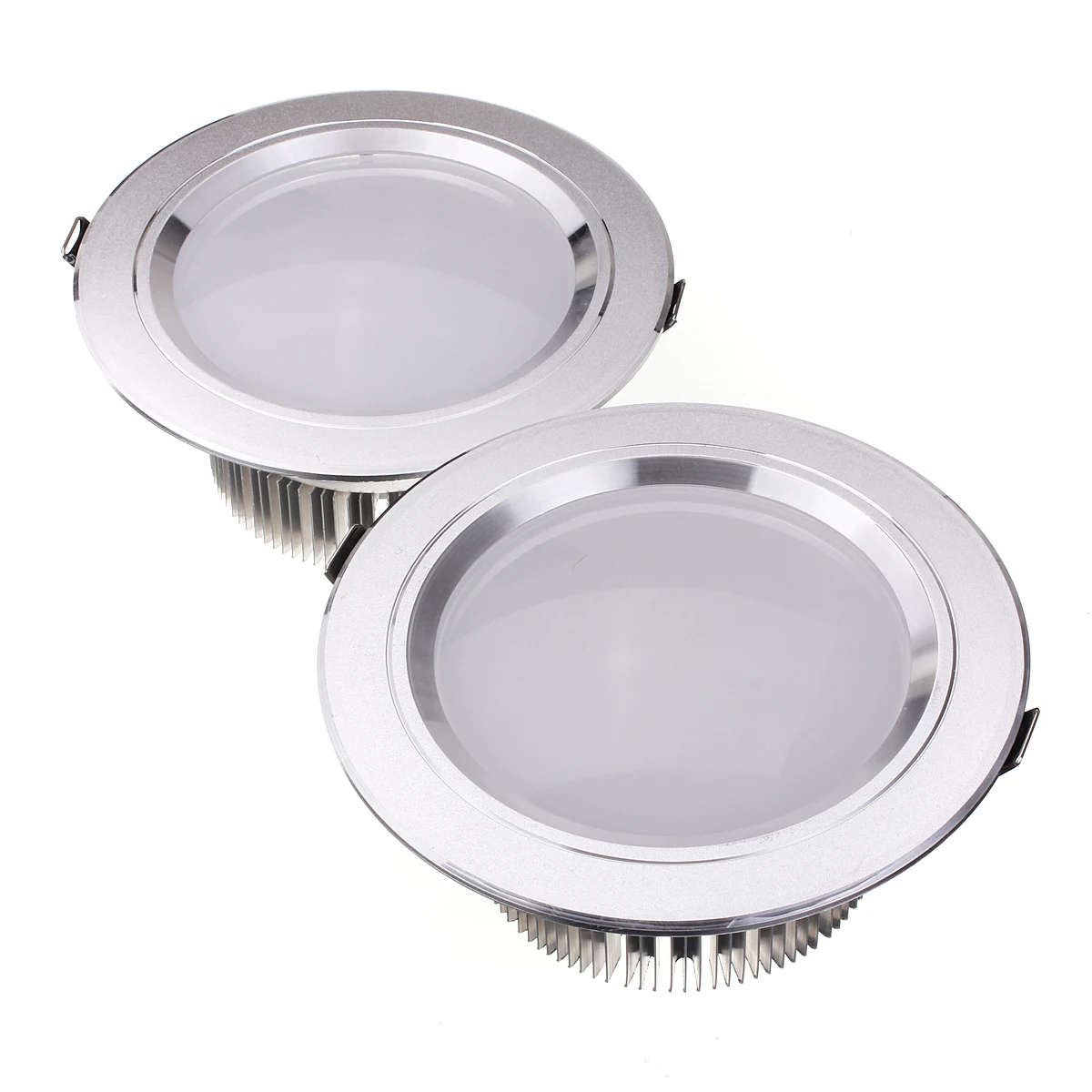 Ultra Bright 12W Led Ceiling Recessed Downlight Round/Square Panel light 1150-1250LM Led Panel Bulb Lamp Light