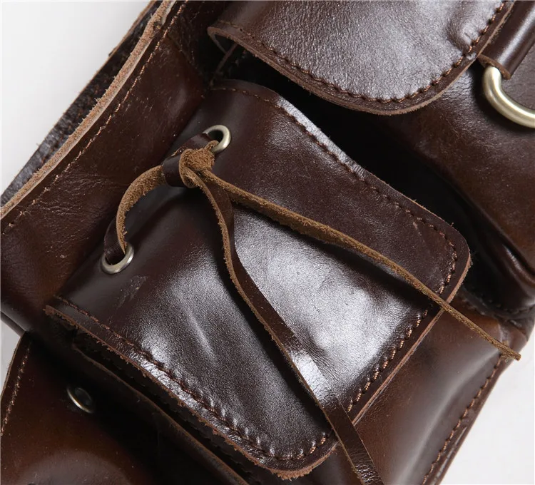 Кожаный винтажный Карманный ремень для косплея рыцаря викинга пирата|Поясные