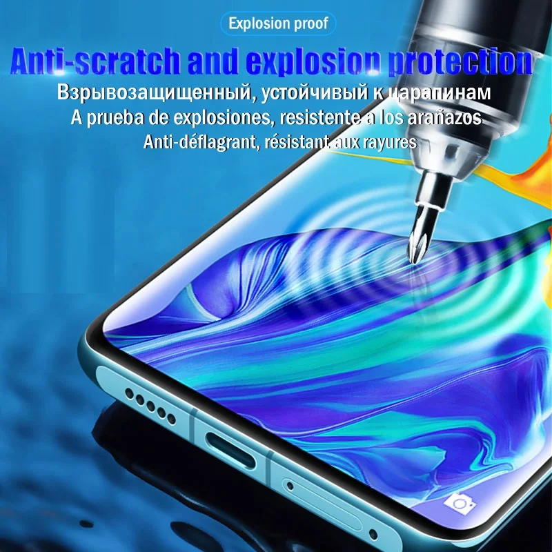 Гидрогелевая пленка для Huawei Honor 7C Pro 7A Aum L29 защитная с полным покрытием экрана Dua