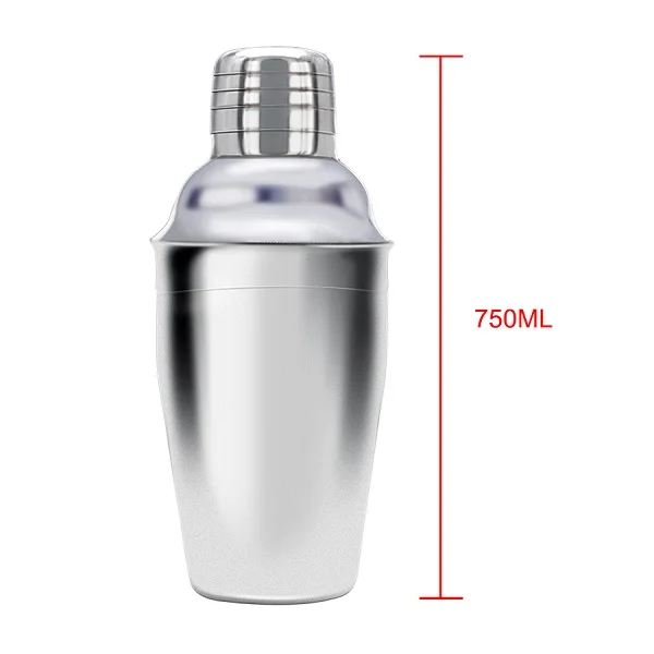 750ML 250 мл 350 мл 550 мл 750 мл шейкер для коктейлей из нержавеющей стали Бостон-шейкер вспениватель молока вина мартини питьевой вечерние инструменты для бара - Цвет: 750ML