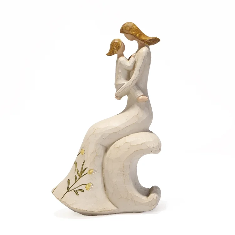 

QIQIPP Resin mother and daughter ornaments