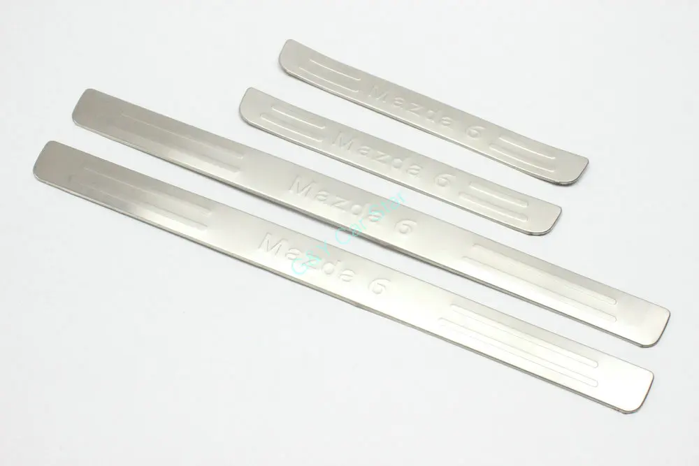 Накладка из нержавеющей стали для защиты порога и Mazda6 2010|Буксиры подвесные