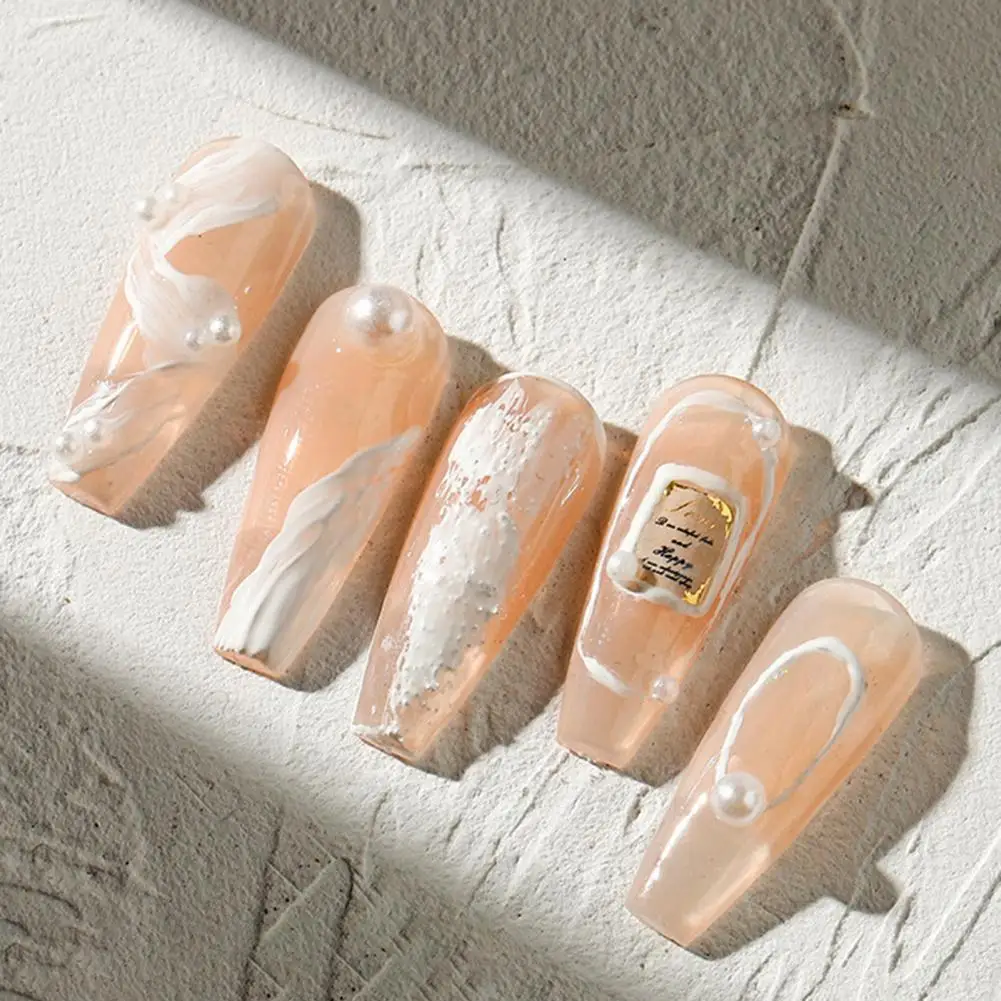 

5g Nail Gel Decorative Mild Natural Nail Gypsum Plaster Drawing Design Polish for Makeup Nail Carving Gel Nail Gypsum Gel