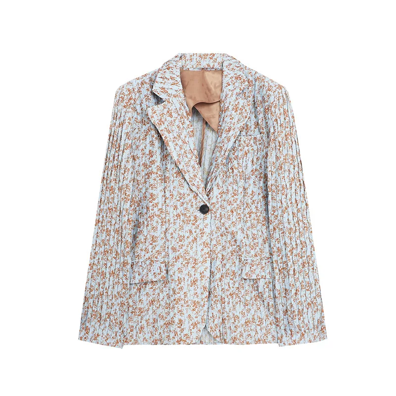 

Pleated suit thin section drape female high street salt high street Japanese vintage jacket