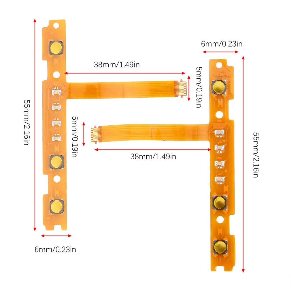 

Replacement SR SL Button Key Flex Ribbon Cable For for Nintend NS Switch Joy-Con Controller Trigger Buttons Cable