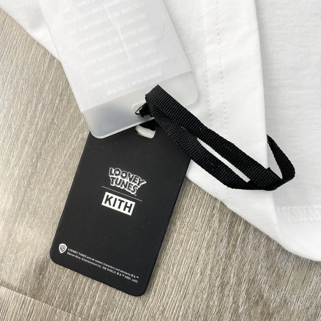 

KITH T-shirt Men Women 1:1 High Quality Rabbit Radish Cartoon Logo Print KITH Tee Casual Cotton Tops Short Sleeve