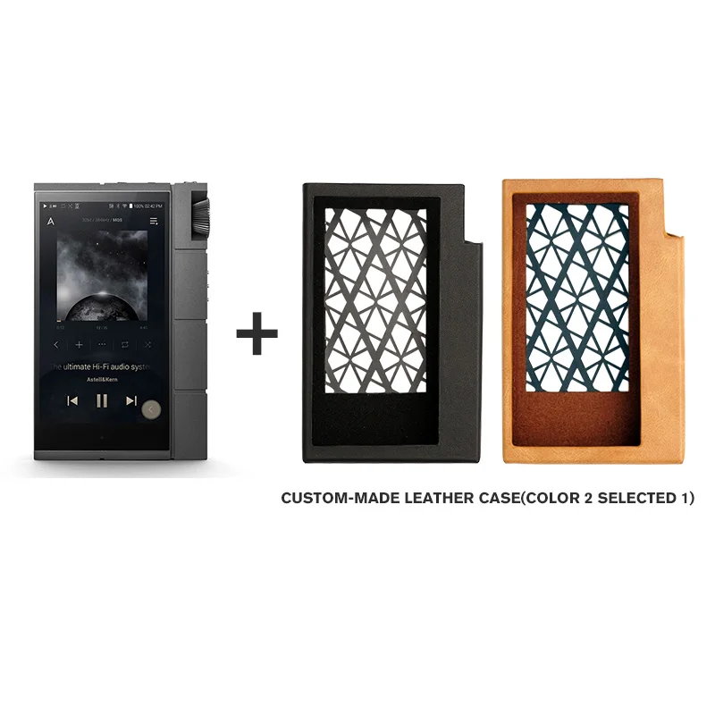 IRIVER Astell& Kern KANN cube 128 ГБ портативный музыкальный плеер высокого разрешения Новые поступления - Цвет: have a leather case