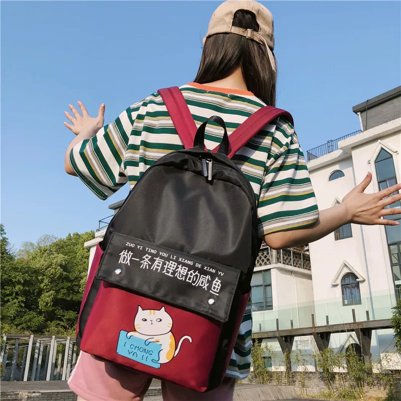 Женский рюкзак сумки через плечо для девочек подростков Mochila Feminina мягкий высокое