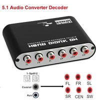 dac audio digital to analog decoder sgeyr digital dts channel decoder 5 1 audio converter optical fiber coaxial sound adapter