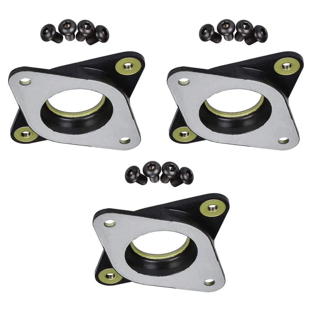 

2021 3PCS 42 Stepper Motor Damper Steel Rubber Vibration Dampers cnc part for 42 Stepper Motor 3D Printer with 12PCS M3 Screws