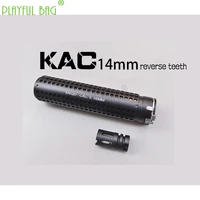 outdoor sports fun toy kac quick release silencer 14mm reverse tooth front tube bump tube water bullet gun accessories md42
