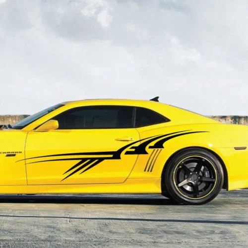 Виниловая наклейка Chevy Camaro для 2xtribal Stripe автомобиля графическая боковая Стайлинг