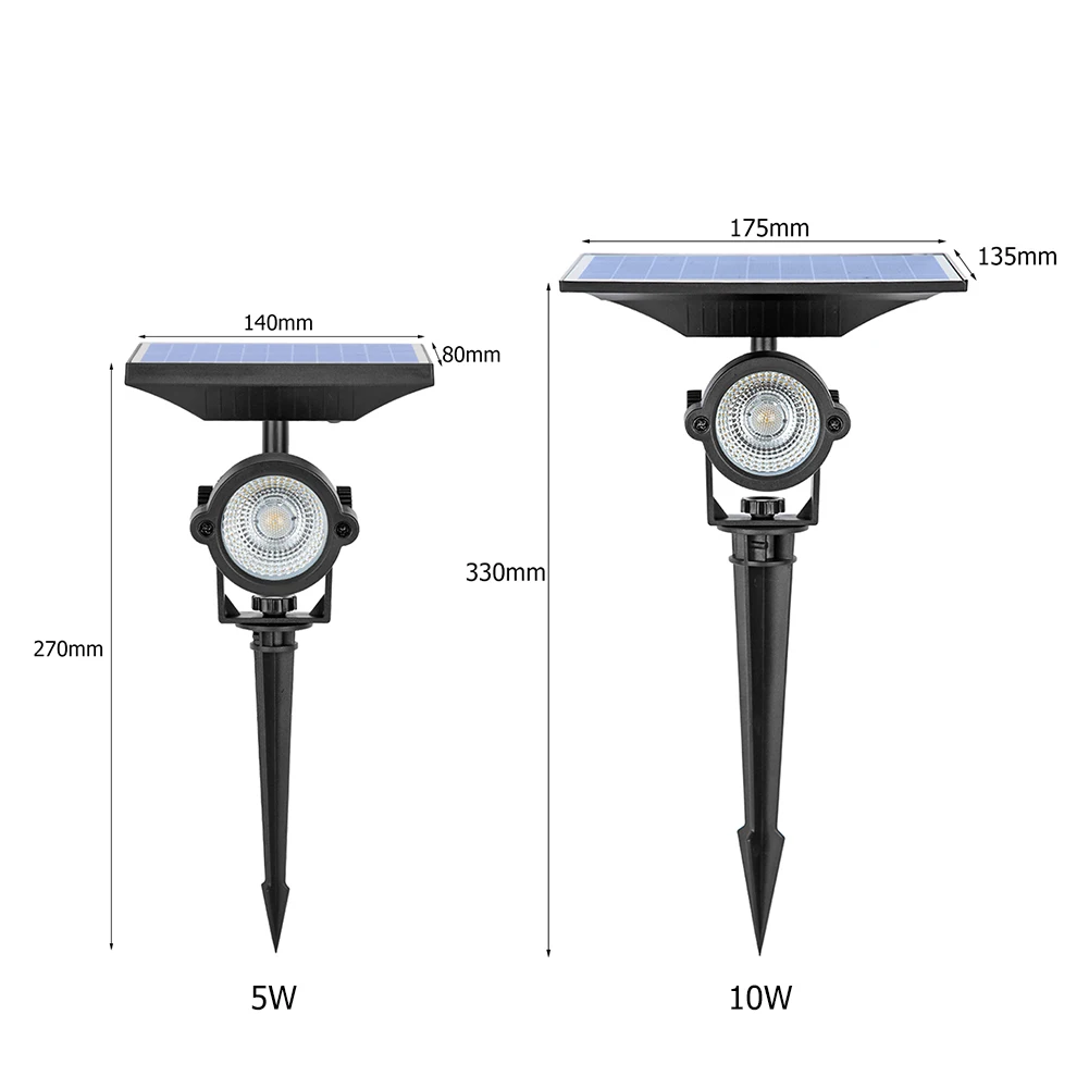 

Waterproof Garden Pathway Light Solar Spike Lawn Lamp LED Spot Light Garden Path Landscape Lights 5W 10W LED Landscape Light