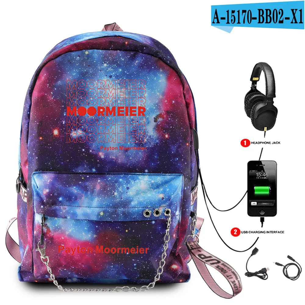 Рюкзак Merch payton moormeier: дорожный рюкзак для подростков мальчиков и девочек школьный