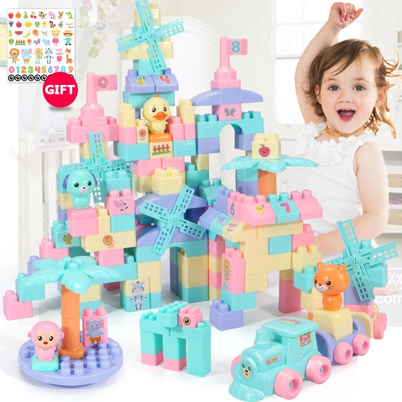 150 шт. большой размер Мечта Замок ветряные мельницы строительные блоки