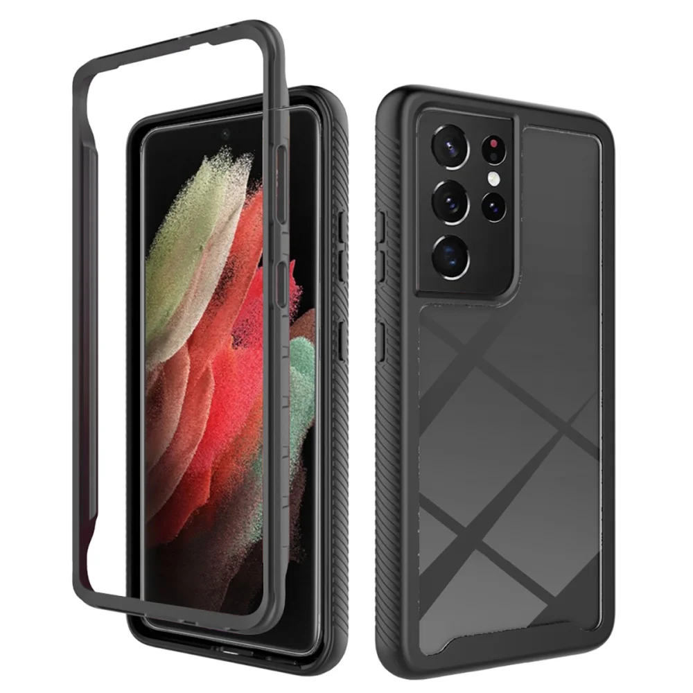 

Shockproof Smartphone Shell Anti-fall Phone Cover Compatible with Galaxy S21 Ultra 5G