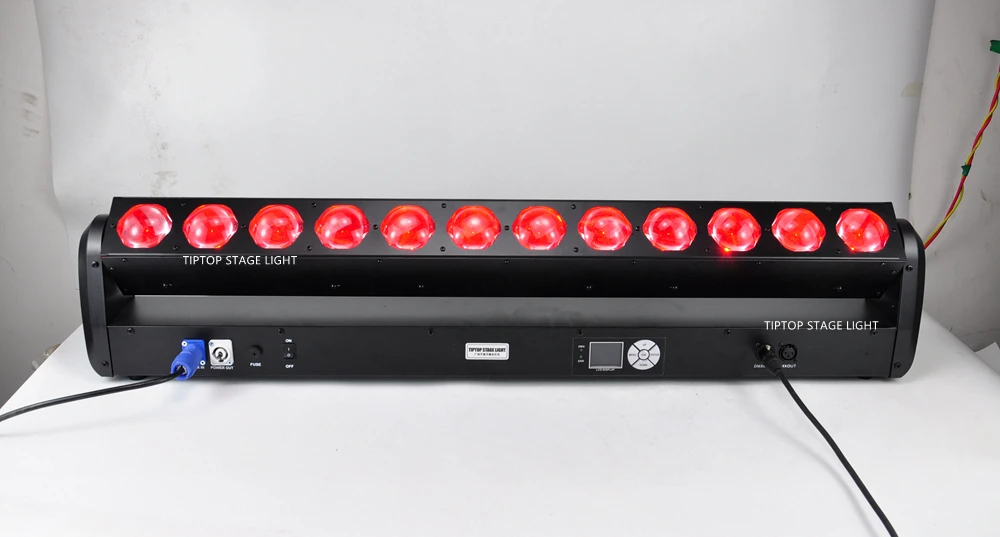 Светодиодная лента Gigertop Bar RGBW с цветным лучом подвижная головная лампа 12x30 Вт