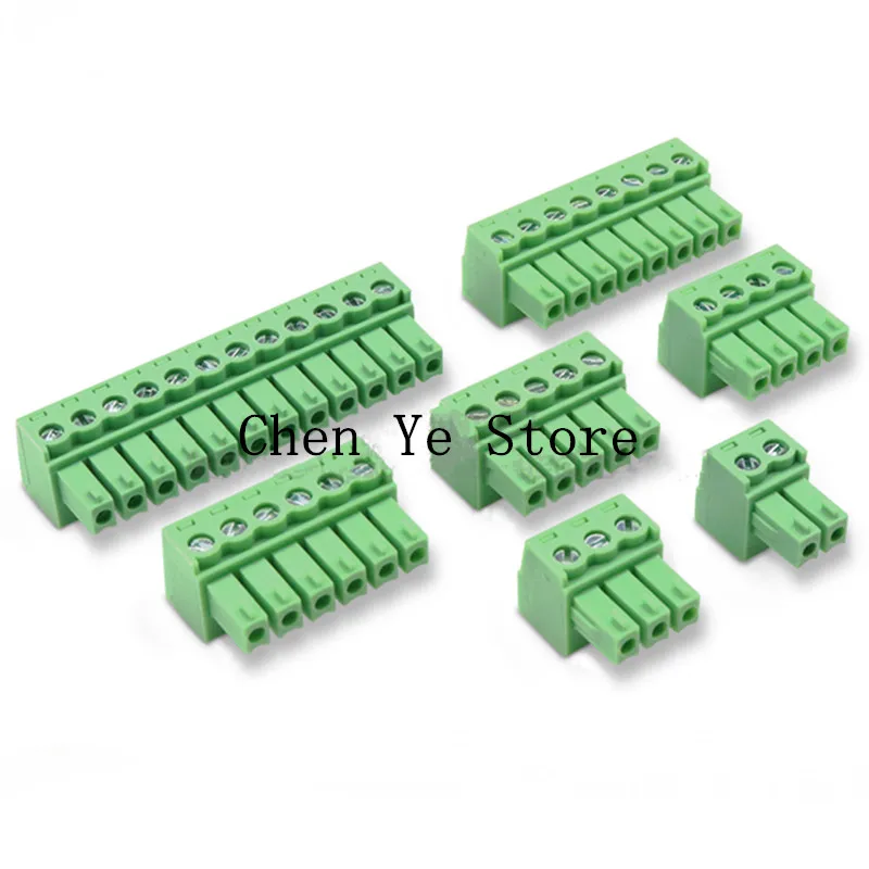 

50PCS KF2EDGK-3.81 2/3/4P/5/6/8/10/13/14/15/16P 12Pin Terminal Plug Type 300V 8A 3.81mm Pitch Connector Pcb Screw Terminal Block