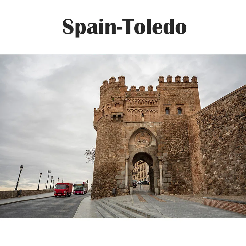 Испания-Толедо деревянные головоломки 1500 частей взрослые дети пейзаж Обучающие