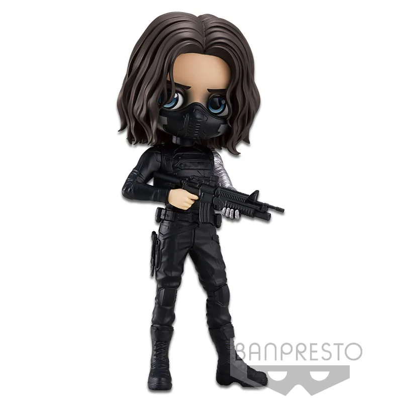Оригинальная кукла Bandai Banpresto Q с принтом Marvel Мстители Зимний Солдат баки эффект