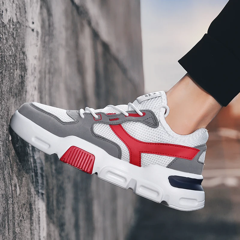 2019 Модные мужские удобные кроссовки для бега новые спортивные ходьбы