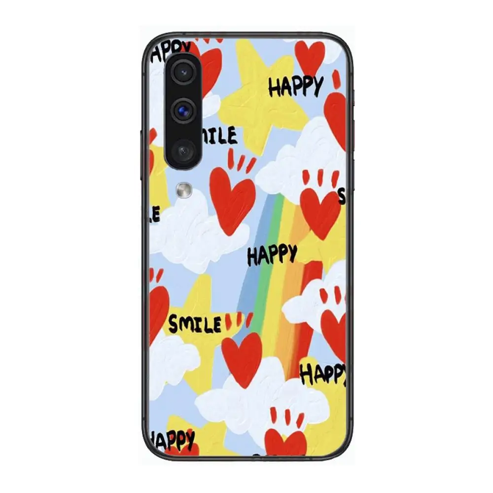 

Exquisite Cute Phone Case Hull For Samsung Galaxy A 3 5 6 7 8 9 E 2018 Plus 2017 E S Black Shell Art Cell Cover TPU