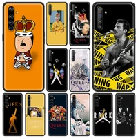 queen freddie mercury shockproof case for realme c3 8 pro bag fundas silicone soft black cover for realme 6 7 pro c21 shell tpu