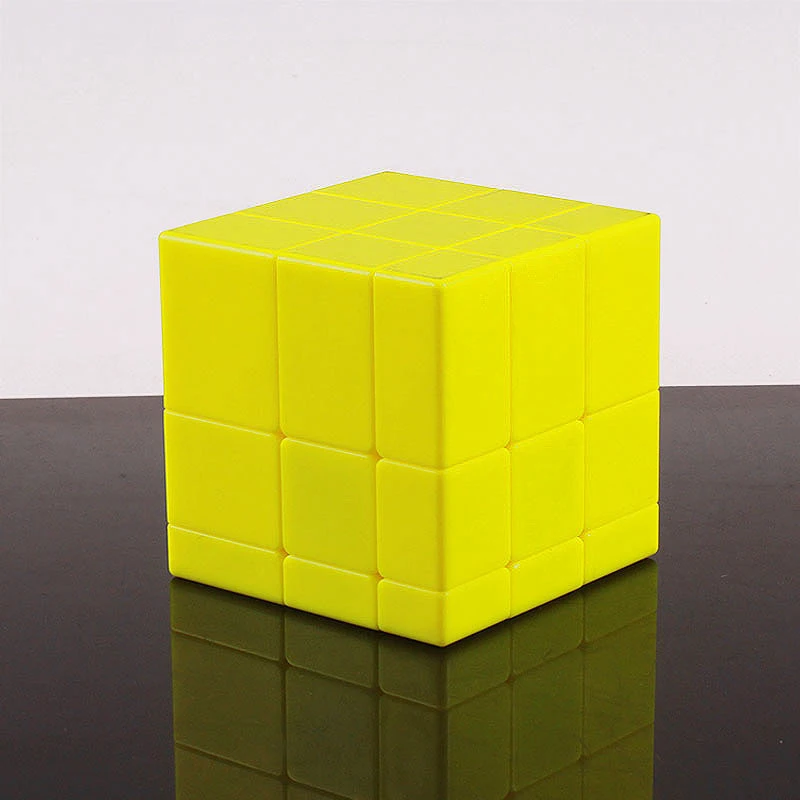

Qiyi Megaminxeds Stickerless Pyramid cube Professional Magic Speed qiyi Cubes Puzzle Special Shape Mirror Toy For Children