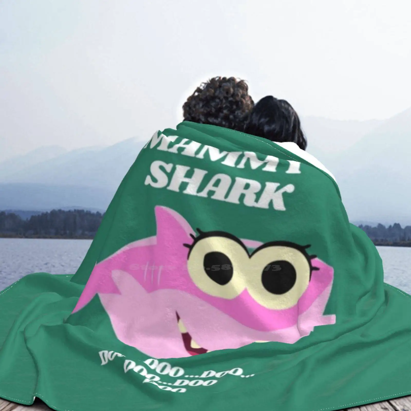 Mammy Shark Doo...Doo модное мягкое теплое одеяло папа Акула милая мама сочетается с