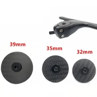 bicycle headset cover carbon fiber mtb road bike stem top cap w bolt for 28 631 8mm front fork headset cap cycling accessories