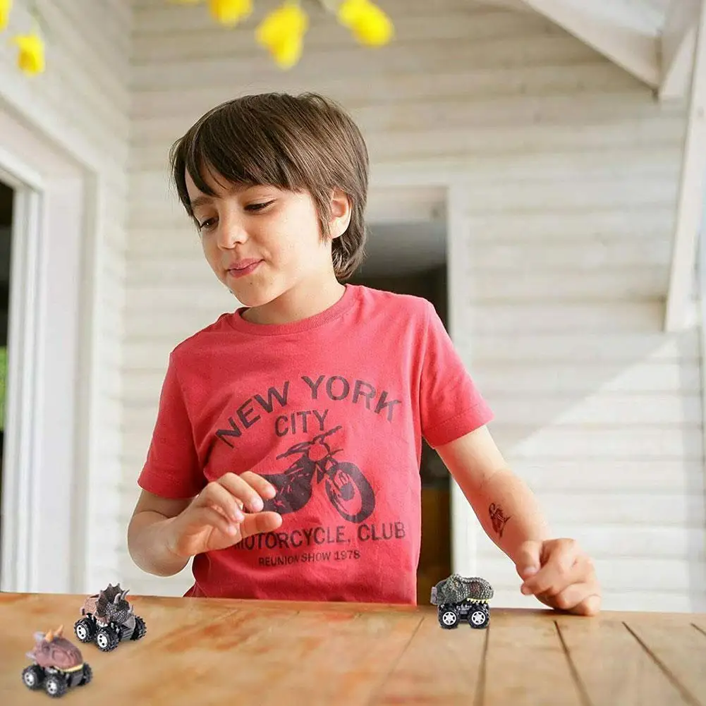 

Автомобиль-динозавр, Модель гоночного мини-автомобиля, различные формы динозавров, игрушечный динозавр G F5b5