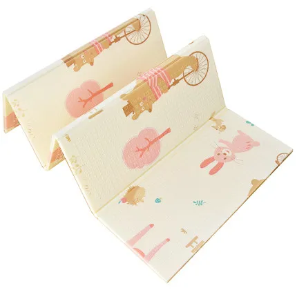 Складной ползать ковер детский игровой коврик складное покрывало развивающий