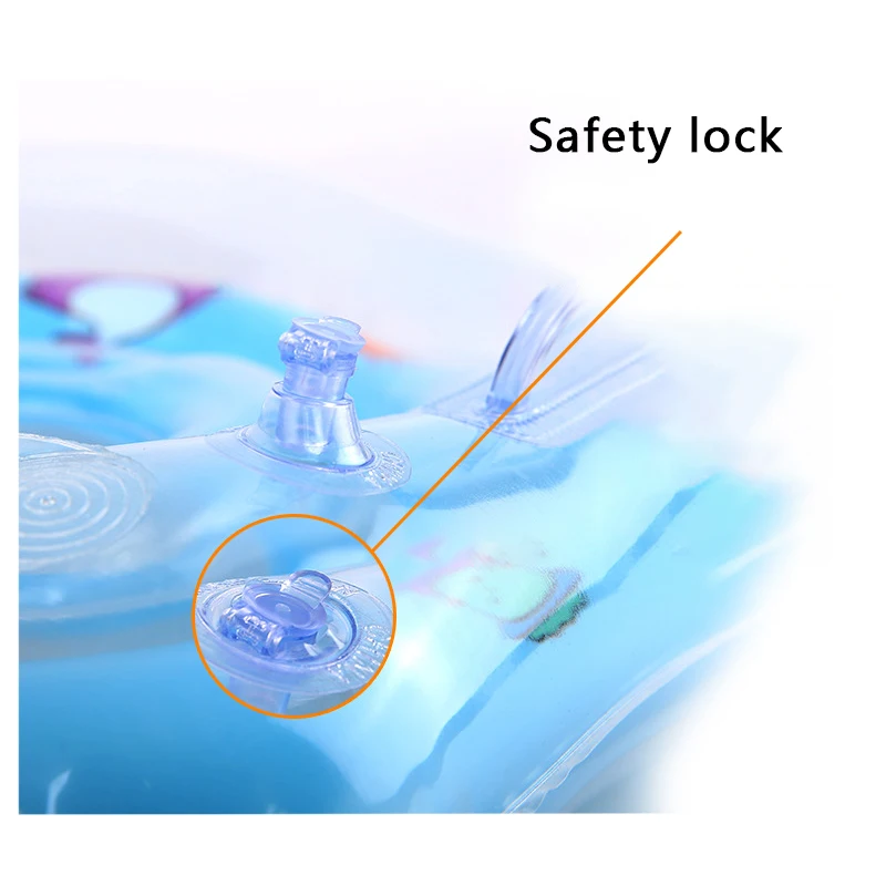 

1 Pcs Popular Baby Newborn Environmental Protection Bath Swimming Ring Neck Floating Ring Safety Inflatable Aid Toys 3 Colors