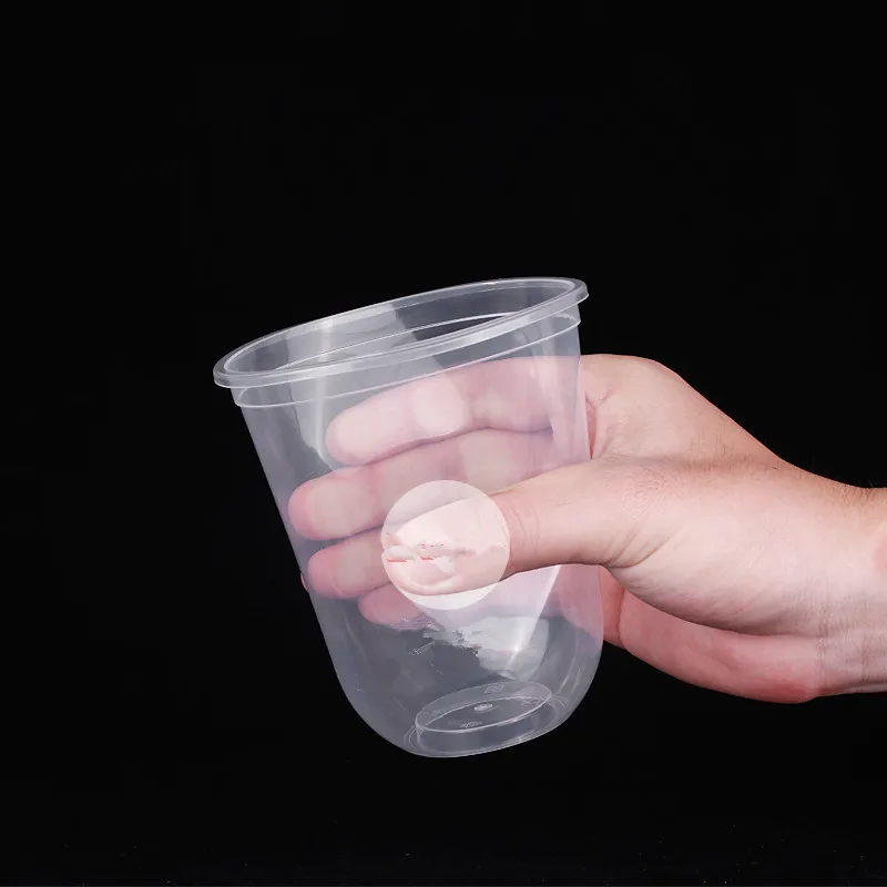50 шт 93 Калибр u-образные креативные милые одноразовые прозрачные чашки 500 мл 700