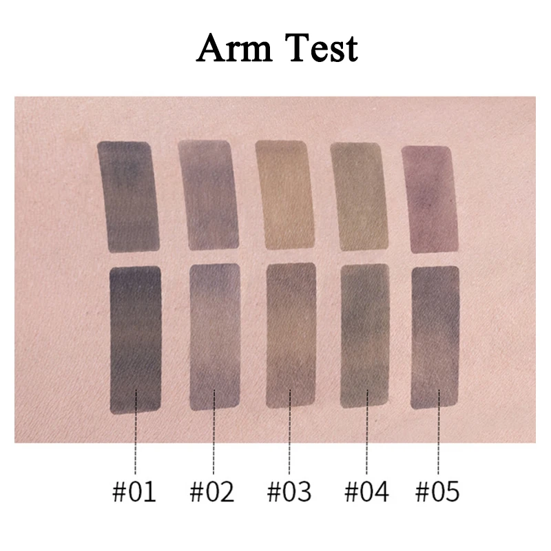 Double Color Eyebrow Powder Professional Makeup Palette Stamp Eye Brow Enhancers Brows Shadow Make Up | Красота и здоровье