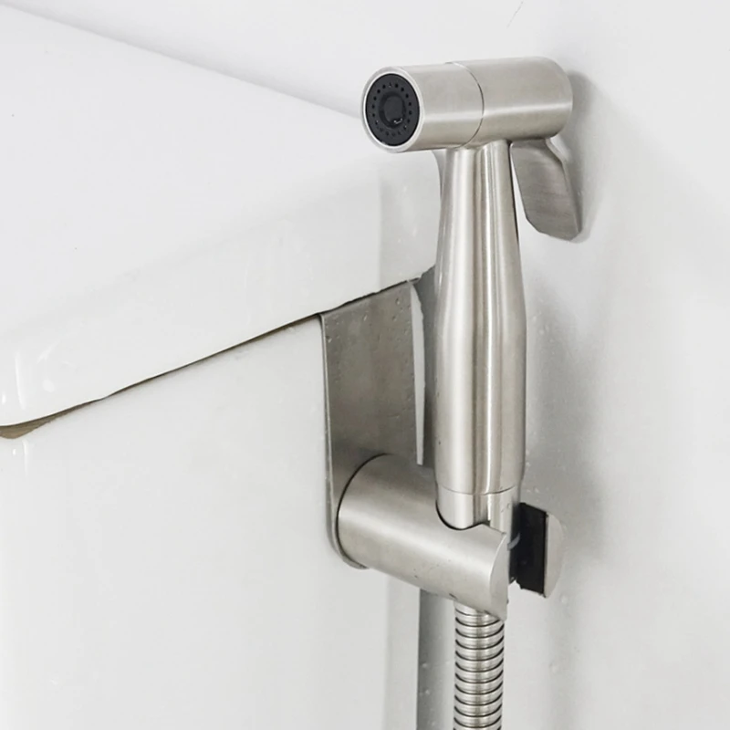 

1 Pcs Crafted Wooden Antique Tissue Box & 1 Pcs Toilet Spray Faucet Nozzle Hand-Held WC Bidet Sprayer