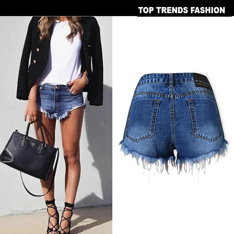 

2020, Summer, Women'S Denim Shorts, High Waist Jeans, Slimming Jeans, Woolen Jeans, Street Style, Sexy Jeans