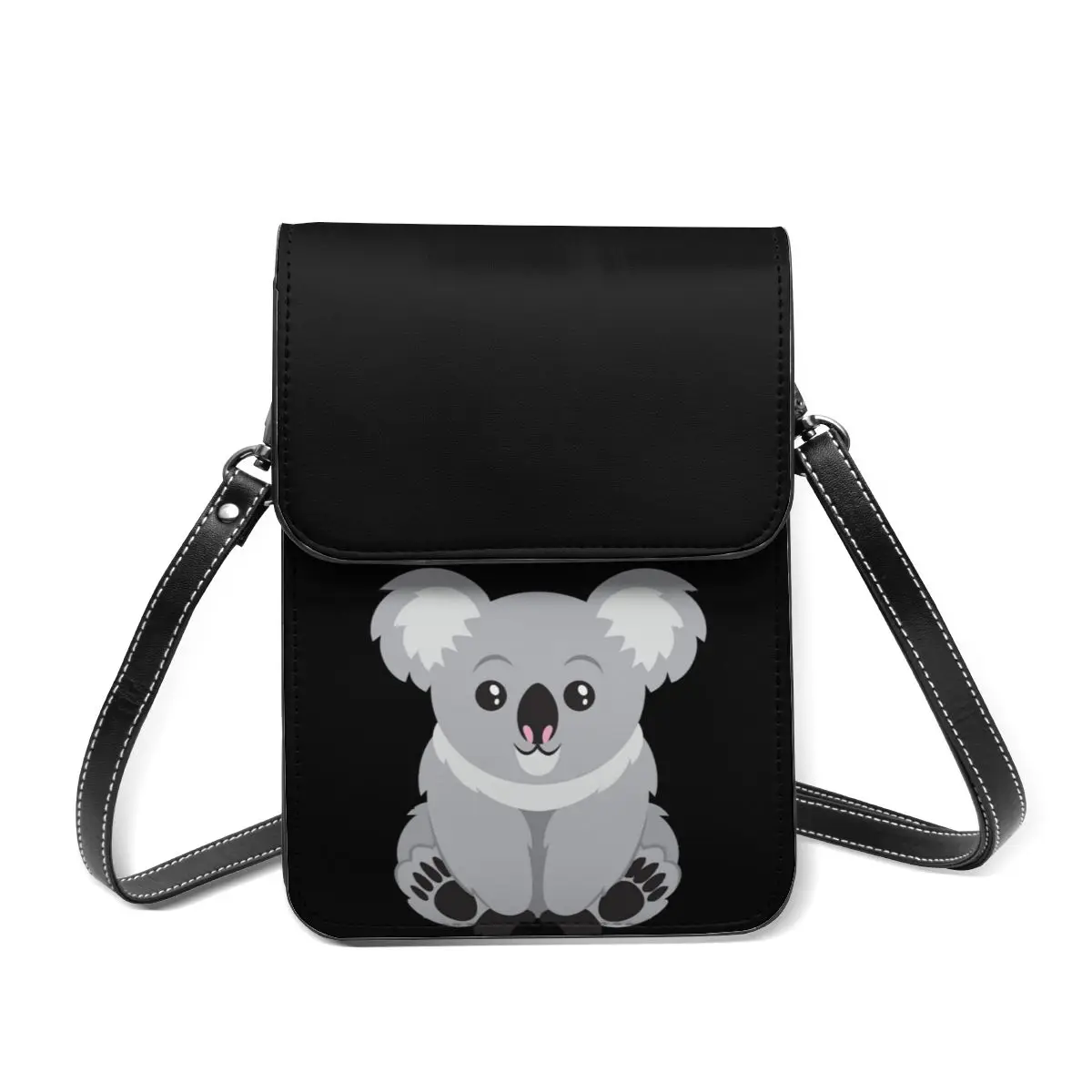 

Сумка на плечо Koala женская, уличная модная винтажная кожаная сумочка