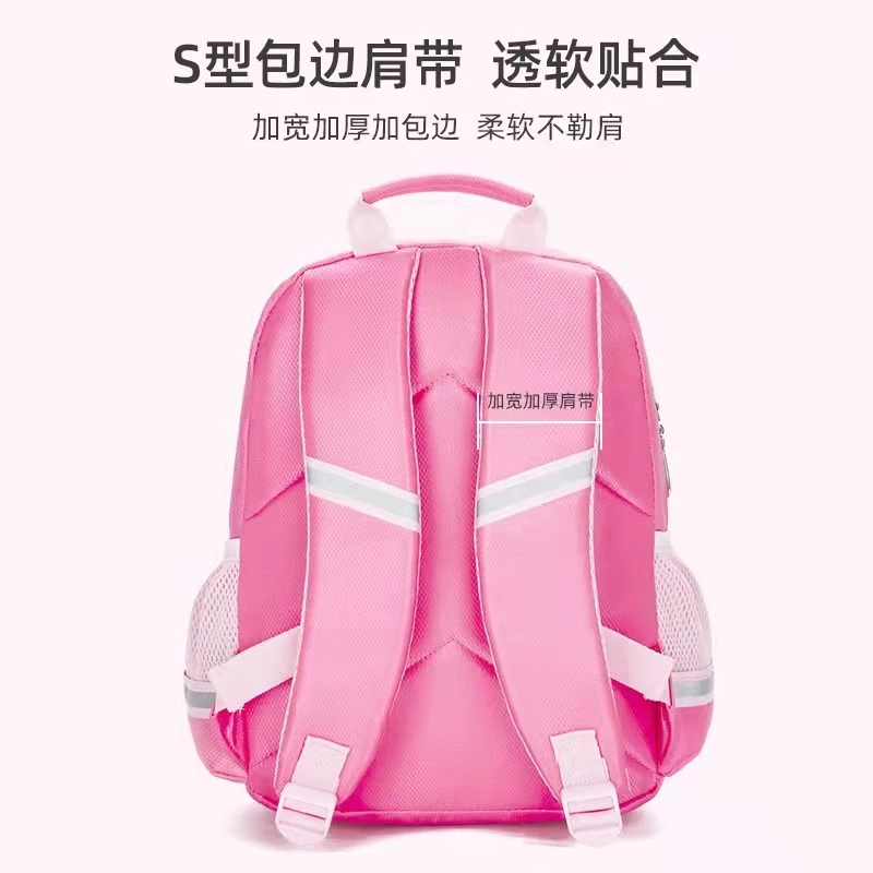 Disney Sofia School Bag For Girl Primary Student Shoulder Orthopedic Backpack Grade 1-4 Large Capacity Kids Gift Mochila Escolar