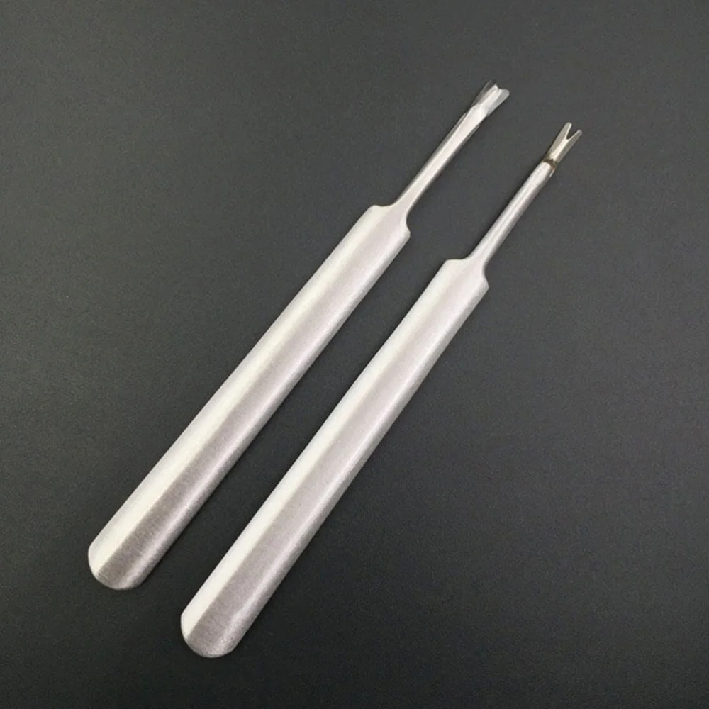 

1 Set 6pcs Nail File Nail Push Stainless Steel Earpicks Earring Picking Tool Dead Skin Fork (Silver)